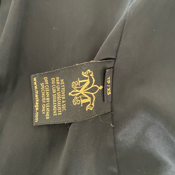 Mackage Shia 2 -in-1 tailored wool coat with sash belt, Blue XS / TP. - Picture 9 of 11